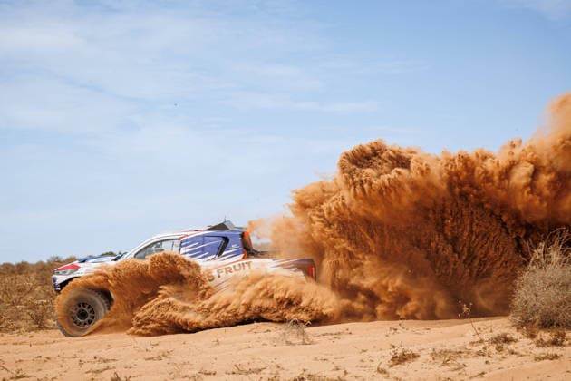 W2RC - RALLYE DU MAROC 2026 210 GARCES Hernan (chi), LATRACH Juan Pablo (chi), Toyota Hilux GR, Overdrive Racing, FIA W2RC, ULT T1+, action, during the Prologue of the Rallye du Maroc 2026, 4th round of the 2026 WR2C Championship from September 28, 2026 in Agadir, Morocco - AgadirMorocco Copyright: xFREDERICxLExFLOCxHx