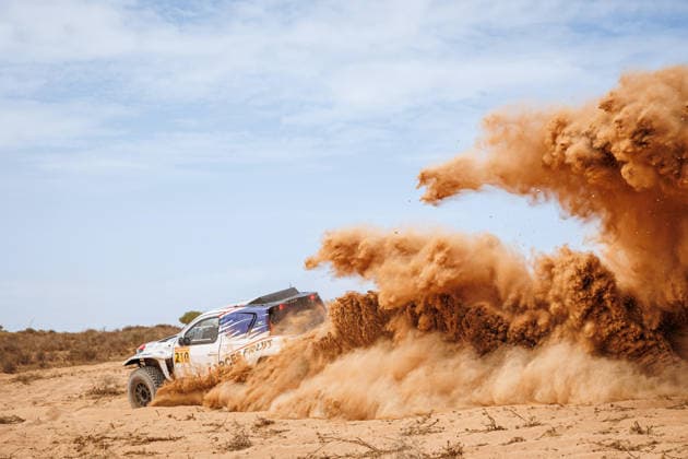 W2RC - RALLYE DU MAROC 2026 210 GARCES Hernan (chi), LATRACH Juan Pablo (chi), Toyota Hilux GR, Overdrive Racing, FIA W2RC, ULT T1+, action, during the Prologue of the Rallye du Maroc 2026, 4th round of the 2026 WR2C Championship from September 28, 2026 in Agadir, Morocco - AgadirMorocco Copyright: xFREDERICxLExFLOCxHx