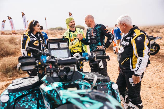 W2RC - RALLYE DU MAROC 2026 KANOPKINAS Antanas (ltu), CFMoto Thunder Racing Team, CFMoto CForce 1000, FIM W2RC, Quad, MARTINEZ Suany (bol), Team Can Am Martinez, Can-Am Renegade, FIM W2RC, Quad, MARTINEZ Leonardo (bol), Team Can Am Martinez, Can-Am Renegade, FIM W2RC, Quad, portrait during the Prologue of the Rallye du Maroc 2026, 4th round of the 2026 WR2C Championship from September 28, 2026 in Agadir, Morocco - AgadirMorocco  Copyright: xDamienxSaulnierx