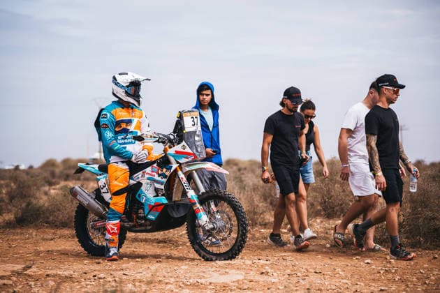 W2RC - RALLYE DU MAROC 2026 37 UBIS Antonio (esp), Club Aventura Touareg, KTM 450 Rally Factory Replica, FIM W2RC, Rally 2, ambiance during the Prologue of the Rallye du Maroc 2026, 4th round of the 2026 WR2C Championship from September 28, 2026 in Agadir, Morocco - AgadirMorocco  Copyright: xDamienxSaulnierx