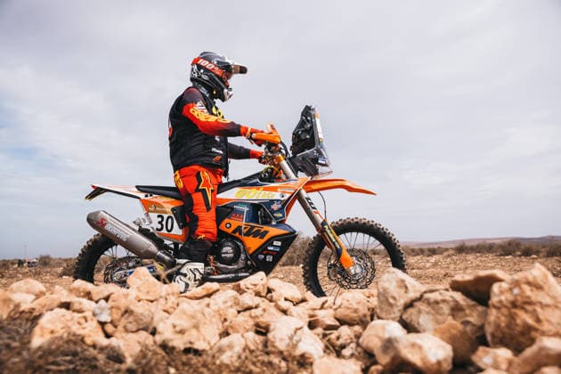 W2RC - RALLYE DU MAROC 2026 DOVEZE Mathieu (fra), BAS World KTM Team, KTM 450 Rally Factory Replica, FIM W2RC, Rally 2, portrait during the Prologue of the Rallye du Maroc 2026, 4th round of the 2026 WR2C Championship from September 28, 2026 in Agadir, Morocco - AgadirMorocco Copyright: xDamienxSaulnierx