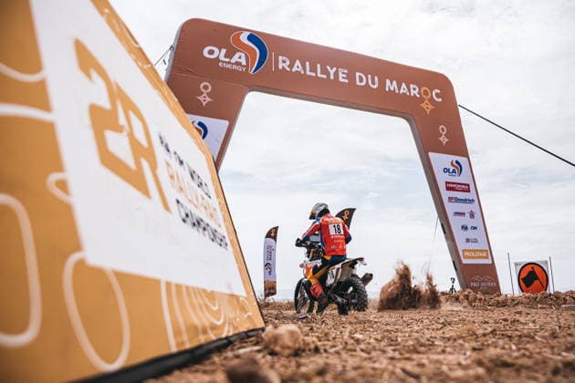 W2RC - RALLYE DU MAROC 2026 18 HERRERA RIED Benjamin (chi), Xraids Experience, KTM 450 Rally Factory Replica, FIM W2RC, Rally 2, action during the Prologue of the Rallye du Maroc 2026, 4th round of the 2026 WR2C Championship from September 28, 2026 in Agadir, Morocco - AgadirMorocco Copyright: xDamienxSaulnierx