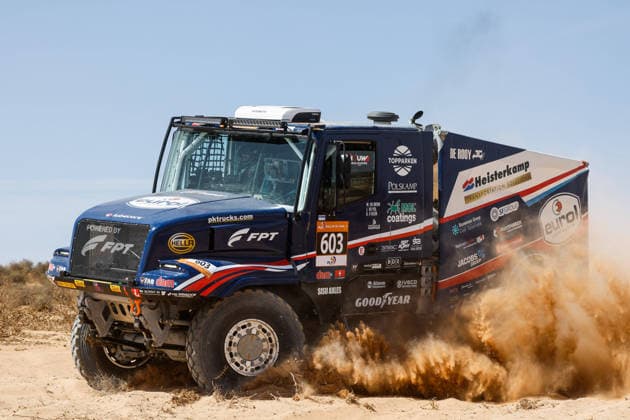 W2RC - RALLYE DU MAROC 2026 603 VAN DEN BRINK Mitchel (ned), VAN HEUN Bart (ned), VAN DE POL Jarno (ned), Iveco Powerstar, Team De Rooy, TRK T5.1, action, during the Prologue of the Rallye du Maroc 2026, 4th round of the 2026 WR2C Championship from September 28, 2026 in Agadir, Morocco - AgadirMorocco Copyright: xDamienxSaulnierx