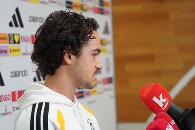 Mika Baur Germany Herzo Base September 29, 2026 German National Team Nations League Preparation, Home Ground, HerzoBase, World of Adidas, Herzogenaurach