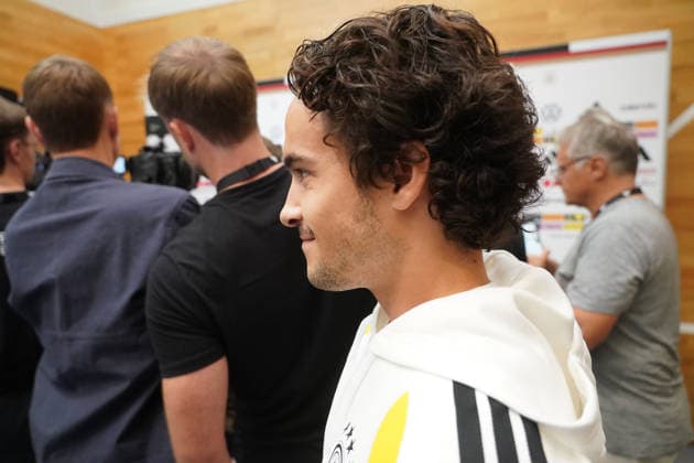 Mika Baur Germany Herzo Base September 29, 2026 German National Team Nations League Preparation, Home Ground, HerzoBase, World of Adidas, Herzogenaurach