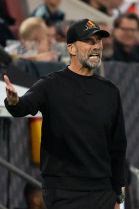 Jürgen Klopp, Germany, National Team Coach, gestures, facial expressions, signs, disappointed, frustrated, frustration, annoyed, GER, Germany vs. Greece, soccer, men s, UEFA Nations League, 2026–2027 season, September 27, 2026, GER, Germany vs. Greece, soccer, men’s, UEFA Nations League, 2026–2027 season, September 27, 2026, Augsburg Copyright: xEibner-Pressefoto EdwardxCheungx EP_ECG