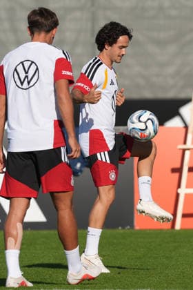 Mika Baur Germany Herzo Base September 29, 2026 German National Team Nations League Preparation, Home Ground, HerzoBase, World of Adidas, Herzogenaurach