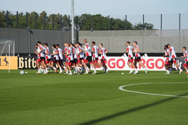 Team Warms Up at HerzoBase September 29, 2026 German National Team Nations League Prep, Home Ground, HerzoBase, World of Adidas, Herzogenaurach