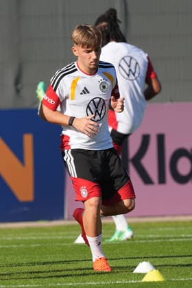 Lennart Karl Germany Herzo Base September 29, 2026 German National Team Nations League Preparation, Home Ground, HerzoBase, World of Adidas, Herzogenaurach