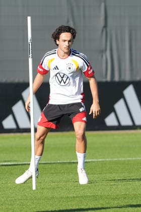 Mika Baur Germany Herzo Base September 29, 2026 German National Team Nations League Preparation, Home Ground, HerzoBase, World of Adidas, Herzogenaurach