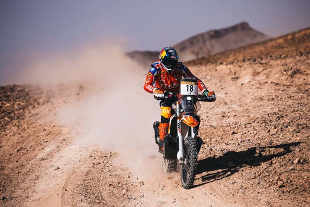 W2RC - RALLYE DU MAROC 2026 18 HERRERA RIED Benjamin (chi), Xraids Experience, KTM 450 Rally Factory Replica, FIM W2RC, Rally 2, action during the Stage 1 of the Rallye du Maroc 2026, 4th round of the 2026 WR2C Championship from September 29, 2026 between Agadir and Zagora, Morocco - AgadirMorocco Copyright: xDamienxSaulnierx