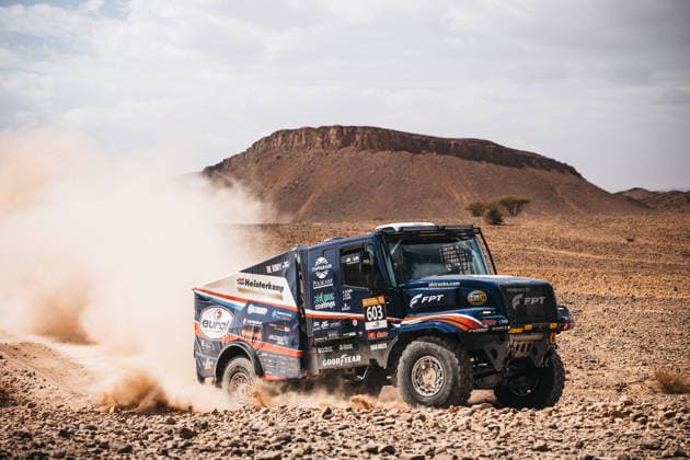 W2RC - RALLYE DU MAROC 2026 603 VAN DEN BRINK Mitchel (ned), VAN HEUN Bart (ned), VAN DE POL Jarno (ned), Iveco Powerstar, Team De Rooy, TRK T5.1, action during the Stage 1 of the Rallye du Maroc 2026, 4th round of the 2026 WR2C Championship from September 29, 2026 between Agadir and Zagora, Morocco - AgadirMorocco Copyright: xDamienxSaulnierx