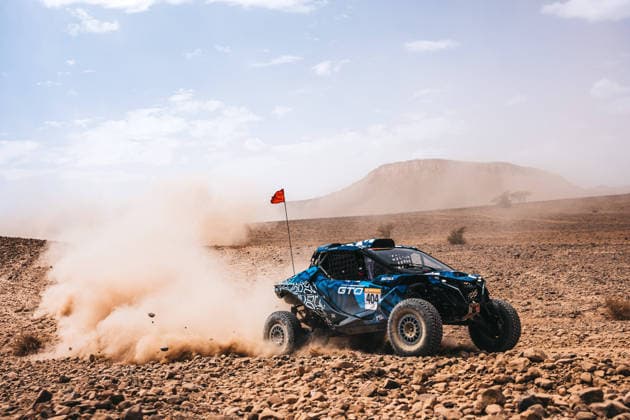 W2RC - RALLYE DU MAROC 2026 404 AMOS Eugenio (ita), CECI Paolo (ita), BRP Can-Am Maverick R, South Racing Can-Am, SSV SSV1, action during the Stage 1 of the Rallye du Maroc 2026, 4th round of the 2026 WR2C Championship from September 29, 2026 between Agadir and Zagora, Morocco - AgadirMorocco Copyright: xDamienxSaulnierx
