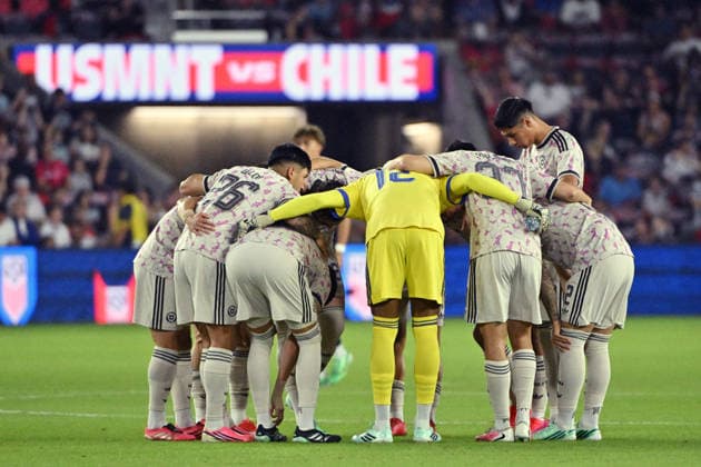 Futbol, Estados Unidos vs Chile Partido amistoso 2026. El equipo de Chile es fotografiado durante el partido amistoso frente a Estados Unidos disputado en el estadio Energizer Park en San Luis, Estados Unidos. 29 09 2026 Jeff Lee Photosport Football, United States vs. Chile Friendly match 2026. Chilean teams are pictured during the friendly match against Unites States, at the Energizer Park stadium in Saint Louis, United States. 29 09 2026 Jeff Lee Photosport Estados Unidos vs Chile, partido amistoso 2026