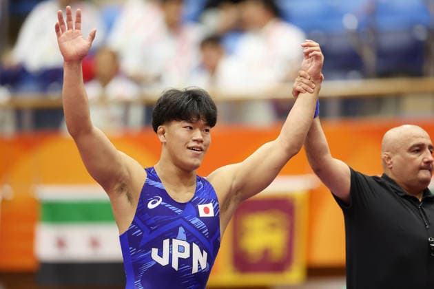Taizou Yoshida (JPN), SEPTEMBER 30, 2026 - Wrestling : Men s Greco-Roman 87kg 1 4 Finals at Nagoya City Inae Sports Center during the Asian Games Aichi-Nagoya 2026 in Aichi, Japan. Noxthirdxpartyxsales  aflo_352092684 KenichiroxOganex