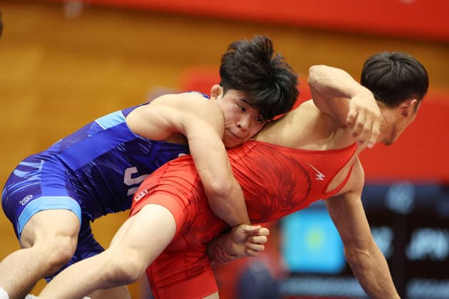 Kyotaro Sogabe (JPN), SEPTEMBER 30, 2026 - Wrestling : Men s Greco-Roman 67kg Semifinals at Nagoya City Inae Sports Center during the Asian Games Aichi-Nagoya 2026 in Aichi, Japan. Noxthirdxpartyxsales  aflo_352092701 KenichiroxOganex