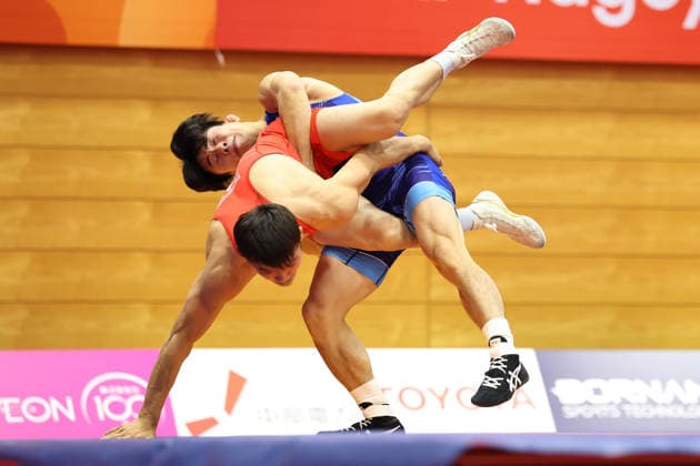 Kyotaro Sogabe (JPN), SEPTEMBER 30, 2026 - Wrestling : Men s Greco-Roman 67kg Semifinals at Nagoya City Inae Sports Center during the Asian Games Aichi-Nagoya 2026 in Aichi, Japan. Noxthirdxpartyxsales  aflo_352092707 KenichiroxOganex