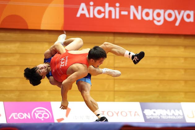 Kyotaro Sogabe (JPN), SEPTEMBER 30, 2026 - Wrestling : Men s Greco-Roman 67kg Semifinals at Nagoya City Inae Sports Center during the Asian Games Aichi-Nagoya 2026 in Aichi, Japan. Noxthirdxpartyxsales  aflo_352092708 KenichiroxOganex