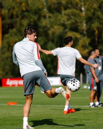 30.09.2026 KEPA, HOTEL BONIFACIO PILKA NOZNA (FOOTBALL) LIGA NARODOW UEFA 2026 - DYWIZJA B TRENING REPREZENTACJI POLSKI NZ NIKOLA ZALEWSKI FOTO LUKASZ GROCHALA CYFRASPORT NEWSPIX.PL --- newspix.pl Polish football national team, Nationalteam training session in Sochocin POLAND OUT!
