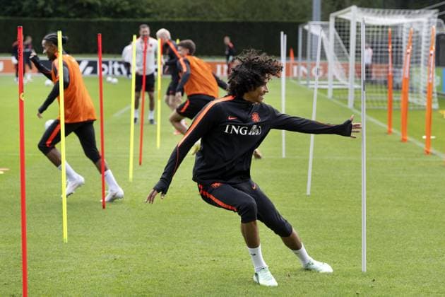 ZEIST - Gjivai Zechiël during a training session in preparation for the Nations League matches against Greece and Serbia. OLAF KRAAK ANP xVIxANPxSportx xxANPxIVx 570865426 originalFilename: 570865426