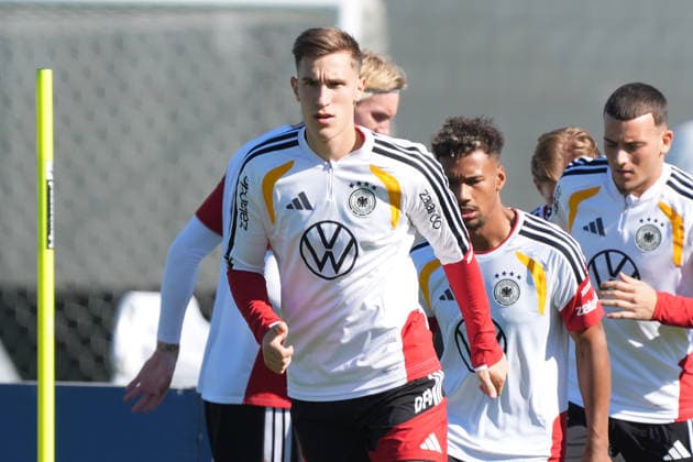 Nico Schlotterbeck Germany Herzo Base September 30, 2026 German National Team Nations League Preparation, Home Ground, HerzoBase, World of Adidas, Herzogenaurach