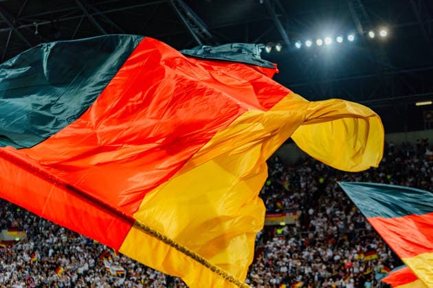 Nations League, Group A, Matchday 2, Germany vs. Greece on September 27, 2026, at the WWK Arena in Augsburg, Germany Flags Flag Copyright: xBahhoxKarax