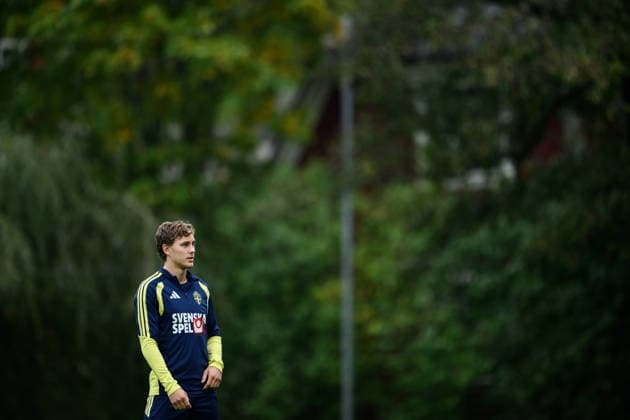 September 30, 2026: Hampus Skoglund of the Swedish men s national soccer team at a training session on September 30, 2026 in Stockholm. Photo by Jesper Zerman. BILDBYRAN code JZ JZ0762 soccer football fotball Nations League UEFA Nations League practice training Sweden Sweden Sweden A BBENG  Copyright: JESPERxZERMAN BB260930JZ004
