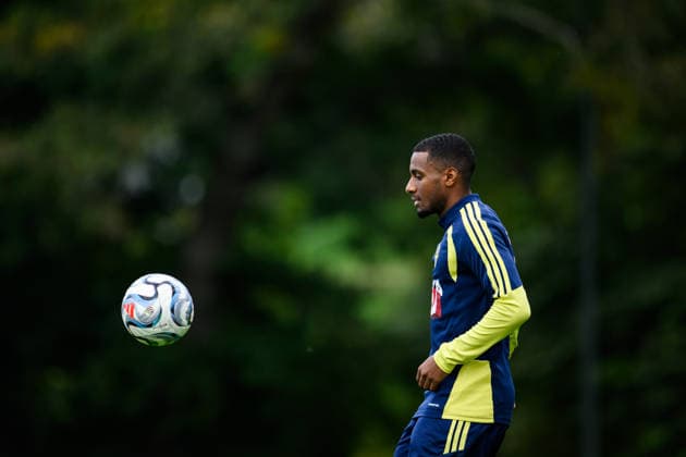 September 30, 2026: Paulos Abraham of the Swedish men’s national soccer team at a training session on September 30, 2026 in Stockholm. Photo by Jesper Zerman. BILDBYRAN code JZ JZ0762. soccer, football, fotball, Nations League, UEFA Nations League, training, practice, Sweden, Sweden A, bbeng Copyright: JESPERxZERMAN BB260930JZ009