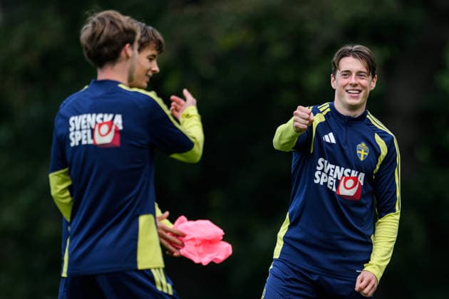 September 30, 2026: Elliot Stroud of the Swedish men’s national soccer team at a training session on September 30, 2026 in Stockholm. Photo by Jesper Zerman. BILDBYRAN code JZ JZ0762 soccer football fotball Nations League UEFA Nations League training practice Sweden Sweden Sweden A BBENG  Copyright: JESPERxZERMAN BB260930JZ033