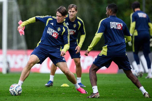 September 30, 2026: Elliot Stroud of the Swedish men’s national soccer team at a training session on September 30, 2026 in Stockholm. Photo by Jesper Zerman. BILDBYRAN code JZ JZ0762 soccer football fotball Nations League UEFA Nations League training practice Sweden Sweden Sweden A BBENG  Copyright: JESPERxZERMAN BB260930JZ034