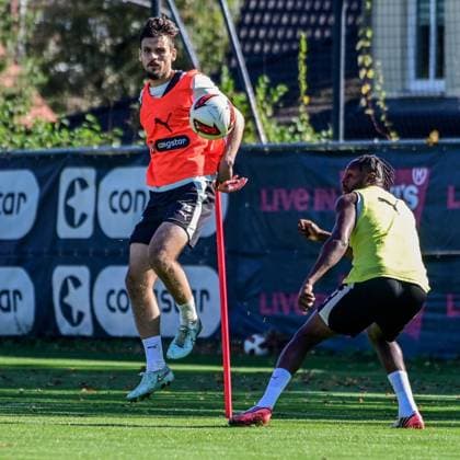 Adam Dzwigala, Ricky Jade Jones, St. Pauli, Germany, Hamburg, Training Facility on Kollaustrasse, Soccer, 2. Bundesliga, FC St. Pauli