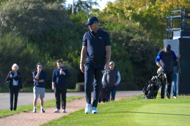 UK: The Alfred Dunhill Links Championship at The Old Course, St Andrews, Scotland on 30 September 2026: Pictured: Danny Willet (England) on the 17th green at the Old Course, St Andrews during a practice round at the Alfred Dunhill Links Championship 2026 St Andrews The Old Course Scotland Scotland Copyright: xAlexxToddx