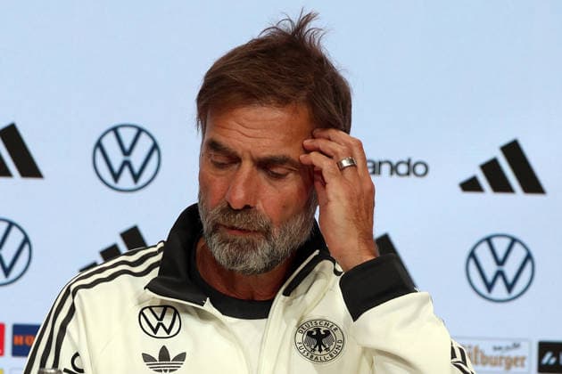 September 30, 2026, xrekx, Soccer: UEFA Nations League, Germany Press Conference with Jürgen Klopp and Jonas Urbig (from left: Jürgen Klopp, Germany s coach, Munich)