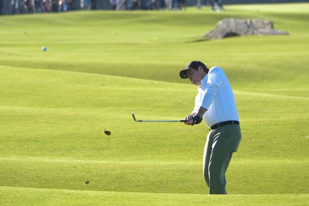 UK: The Alfred Dunhill Links Championship at The Old Course, St Andrews, Scotland on 30 September 2026: Pictured: Musician and entertainer Kelley James on the 18th fairway at the Old Course, St Andrews during a practice round at the Alfred Dunhill Links Championship 2026 St Andrews The Old Course Scotland Scotland Copyright: xAlexxToddx