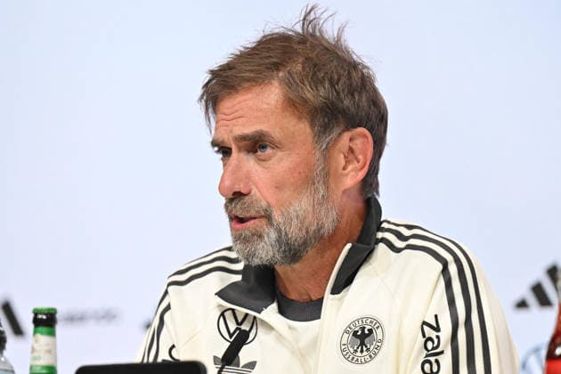 GERMANY press conference, PK, Pressekonferenz JURGEN KLOPP coach of Germany press conference at Allianz arena , Munich 01.10.2026 Foto: FOOTBALL, SERBIA, GERMANY, UEFA NATIONS LEAGUE, PRESS CONFEFERENCE Munich Allianz arena Germany Copyright: xMarkoxMetlas xMNxPressx