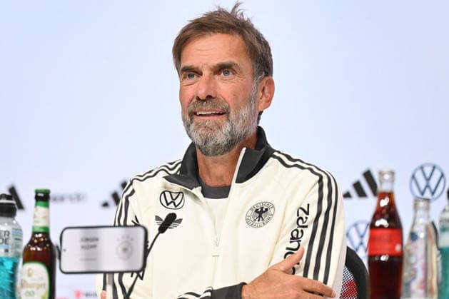 GERMANY press conference, PK, Pressekonferenz JURGEN KLOPP coach of Germany press conference at Allianz arena , Munich 01.10.2026 Foto: FOOTBALL, SERBIA, GERMANY, UEFA NATIONS LEAGUE, PRESS CONFEFERENCE Munich Allianz arena Germany Copyright: xMarkoxMetlas xMNxPressx