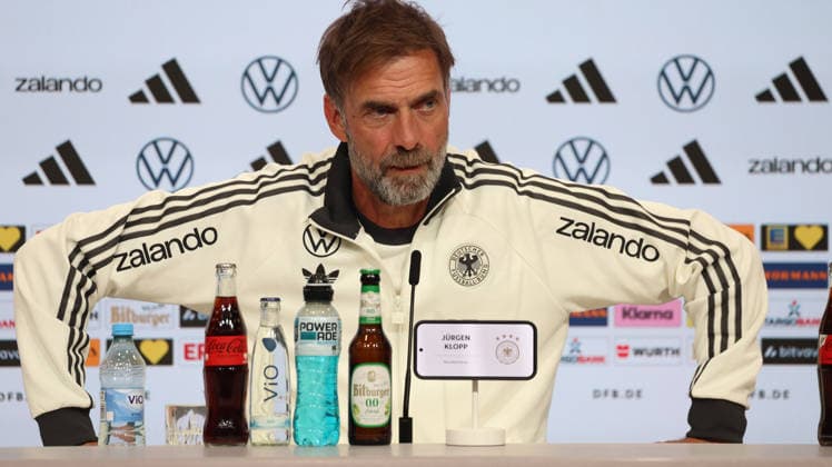 September 30, 2026, xrekx, Soccer: UEFA Nations League, Germany Press Conference with Jürgen Klopp and Jonas Urbig (from left: Jürgen Klopp, Germany Coach, Munich)