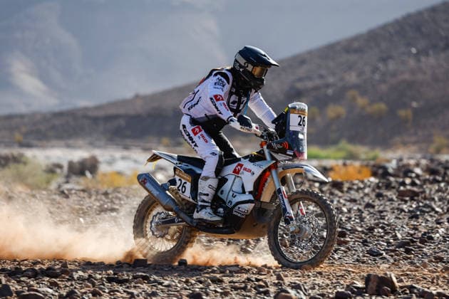 W2RC - RALLYE DU MAROC 2026 26 DÄ BROWSKI Konrad (pol), Duust Rally Team, KTM 450 Rally Factory Replica, FIM W2RC, Rally 2 J, action, during the Stage 2 of the Rallye du Maroc 2026, 4th round of the 2026 WR2C Championship from September 30, 2026 around Zagora, Morocco - AgadirMorocco  Copyright: xDamienxSaulnierx