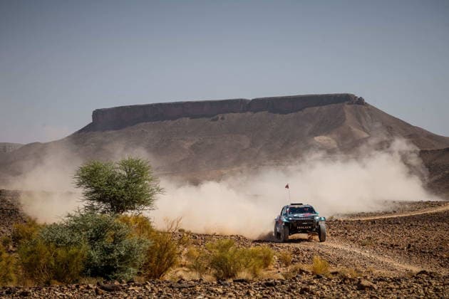 W2RC - RALLYE DU MAROC 2026 240 FERREIRA Joao (por), PALMEIRO Filipe (por), Toyota Hilux IMT Evo, Toyota Gazoo Racing SA, FIA W2RC, ULT T1+, action, during the Stage 2 of the Rallye du Maroc 2026, 4th round of the 2026 WR2C Championship from September 30, 2026 around Zagora, Morocco - AgadirMorocco  Copyright: xDamienxSaulnierx