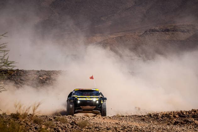 W2RC - RALLYE DU MAROC 2026 223 MORAES Lucas (bra), MORENO Pablo (esp), Dacia Sandrider, The Dacia Sandriders, FIA W2RC, ULT T1+, action, during the Stage 2 of the Rallye du Maroc 2026, 4th round of the 2026 WR2C Championship from September 30, 2026 around Zagora, Morocco - AgadirMorocco  Copyright: xDamienxSaulnierx