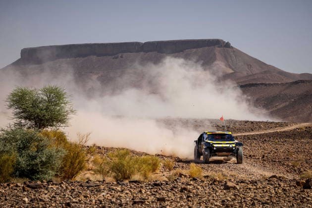 W2RC - RALLYE DU MAROC 2026 223 MORAES Lucas (bra), MORENO Pablo (esp), Dacia Sandrider, The Dacia Sandriders, FIA W2RC, ULT T1+, action, during the Stage 2 of the Rallye du Maroc 2026, 4th round of the 2026 WR2C Championship from September 30, 2026 around Zagora, Morocco - AgadirMorocco  Copyright: xDamienxSaulnierx