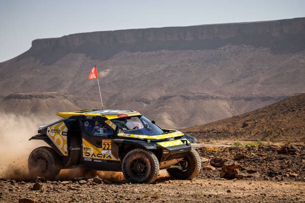 W2RC - RALLYE DU MAROC 2026 223 MORAES Lucas (bra), MORENO Pablo (esp), Dacia Sandrider, The Dacia Sandriders, FIA W2RC, ULT T1+, action, during the Stage 2 of the Rallye du Maroc 2026, 4th round of the 2026 WR2C Championship from September 30, 2026 around Zagora, Morocco - AgadirMorocco  Copyright: xDamienxSaulnierx