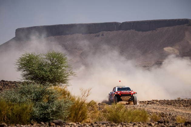 W2RC - RALLYE DU MAROC 2026 203 QUINTERO Seth (usa), SHORT Andrew (usa), Toyota Hilux GR, Toyota Gazoo Racing W2RC, FIA W2RC, ULT T1+, action, during the Stage 2 of the Rallye du Maroc 2026, 4th round of the 2026 WR2C Championship from September 30, 2026 around Zagora, Morocco - AgadirMorocco  Copyright: xDamienxSaulnierx