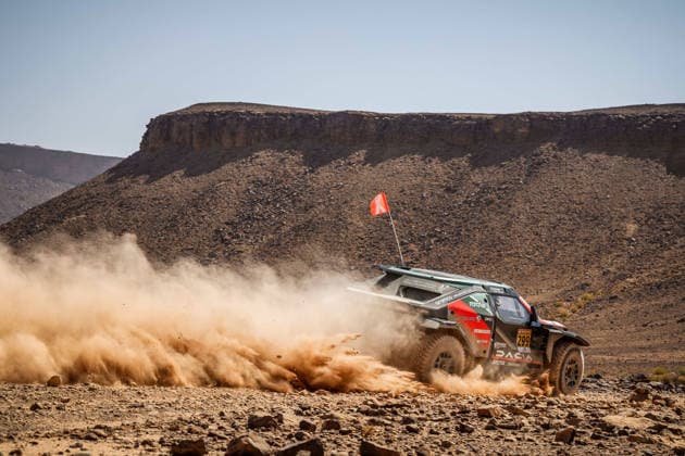 W2RC - RALLYE DU MAROC 2026 299 AL ATTIYAH Nasser (qat), LURQUIN Fabian (bel), Dacia Sandrider, The Dacia Sandriders, FIA W2RC, ULT T1+, action, during the Stage 2 of the Rallye du Maroc 2026, 4th round of the 2026 WR2C Championship from September 30, 2026 around Zagora, Morocco - AgadirMorocco  Copyright: xDamienxSaulnierx