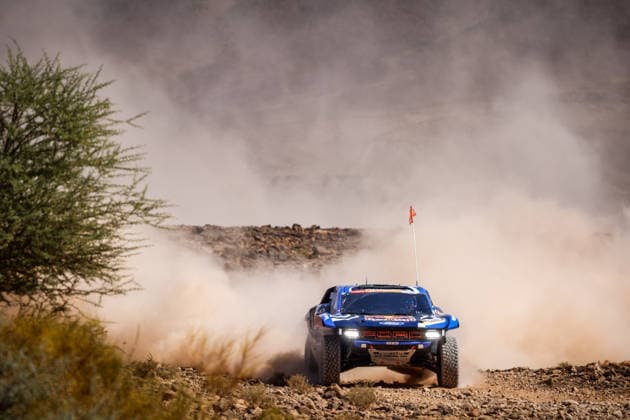 W2RC - RALLYE DU MAROC 2026 225 SAINZ Carlos (esp), OLIVERAS Daniel (esp), Ford Raptor, Ford Racing, FIA W2RC, ULT T1+, action, during the Stage 2 of the Rallye du Maroc 2026, 4th round of the 2026 WR2C Championship from September 30, 2026 around Zagora, Morocco - AgadirMorocco  Copyright: xDamienxSaulnierx