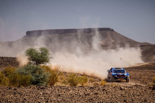 W2RC - RALLYE DU MAROC 2026 225 SAINZ Carlos (esp), OLIVERAS Daniel (esp), Ford Raptor, Ford Racing, FIA W2RC, ULT T1+, action, during the Stage 2 of the Rallye du Maroc 2026, 4th round of the 2026 WR2C Championship from September 30, 2026 around Zagora, Morocco - AgadirMorocco  Copyright: xDamienxSaulnierx