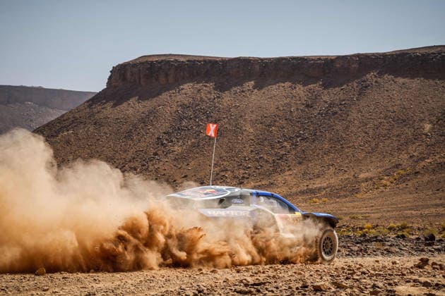 W2RC - RALLYE DU MAROC 2026 225 SAINZ Carlos (esp), OLIVERAS Daniel (esp), Ford Raptor, Ford Racing, FIA W2RC, ULT T1+, action, during the Stage 2 of the Rallye du Maroc 2026, 4th round of the 2026 WR2C Championship from September 30, 2026 around Zagora, Morocco - AgadirMorocco  Copyright: xDamienxSaulnierx