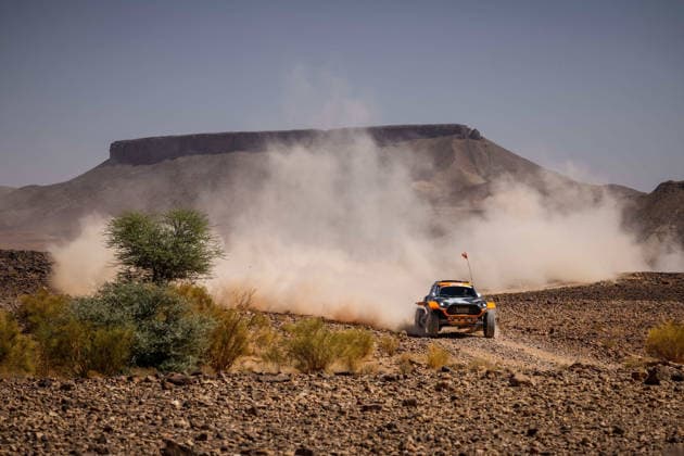 W2RC - RALLYE DU MAROC 2026 222 DE MEVIUS Guillaume (bel), BAUMEL Mathieu (fra), X-Raid Mini JCW 3.0i, X-Raid Team, FIA W2RC, ULT T1+, action, during the Stage 2 of the Rallye du Maroc 2026, 4th round of the 2026 WR2C Championship from September 30, 2026 around Zagora, Morocco - AgadirMorocco  Copyright: xDamienxSaulnierx