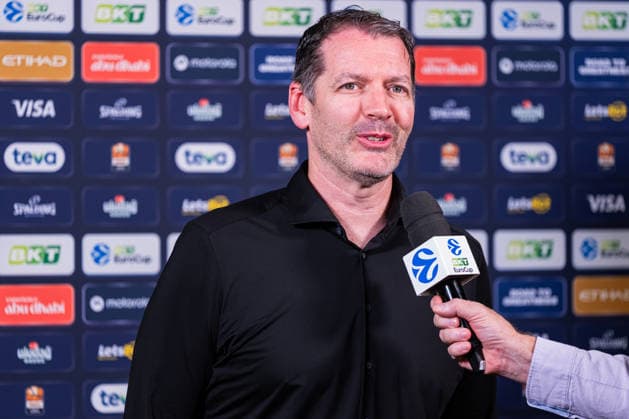 BKT EuroCup: Ratiopharm Ulm vs. Balkan Botevgrad, September 30, 2026, Ulm, GERMANY September 30, 2026 Ty Harrelson, head coach of ratiopharm Ulm, during an interview before the game between ratiopharm Ulm and Balkan Botevgrad on Matchday 1 of the BKT EuroCup at the ratiopharm Arena Ulm Copyright: xBEAUTIFULxSPORTS Steinx