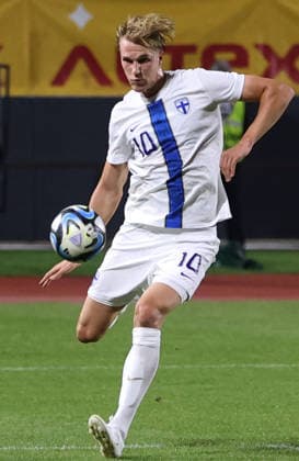 30.09.2026 Targoviste Romania-Finland Suomi European Under-21 qualifiers men s football Luka Hyryläinen Hyrylainen(C) Finland Suomi scores frst goal :